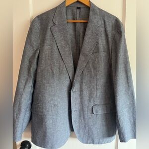 J. Crew Ludlow Classic-fit Unstructured Suit Jacket in Cotton-Linen 42S